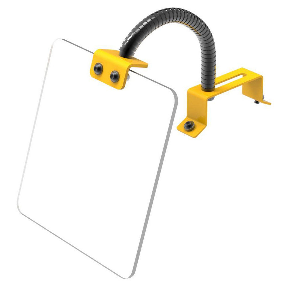 PRO-SAFE PS-BGS Bench grinder safety shield with goosneck arm. Shield size 7-1/2"W x 7-3/4"H