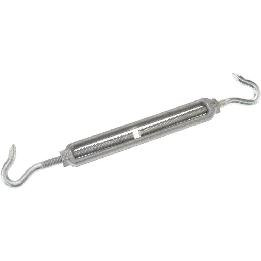 Chicago Hardware & Fixture 05323-5 174 Lb Load Limit, 3/8" Thread Dia, 2-7/8" Take Up, Aluminum Hook & Hook Turnbuckle