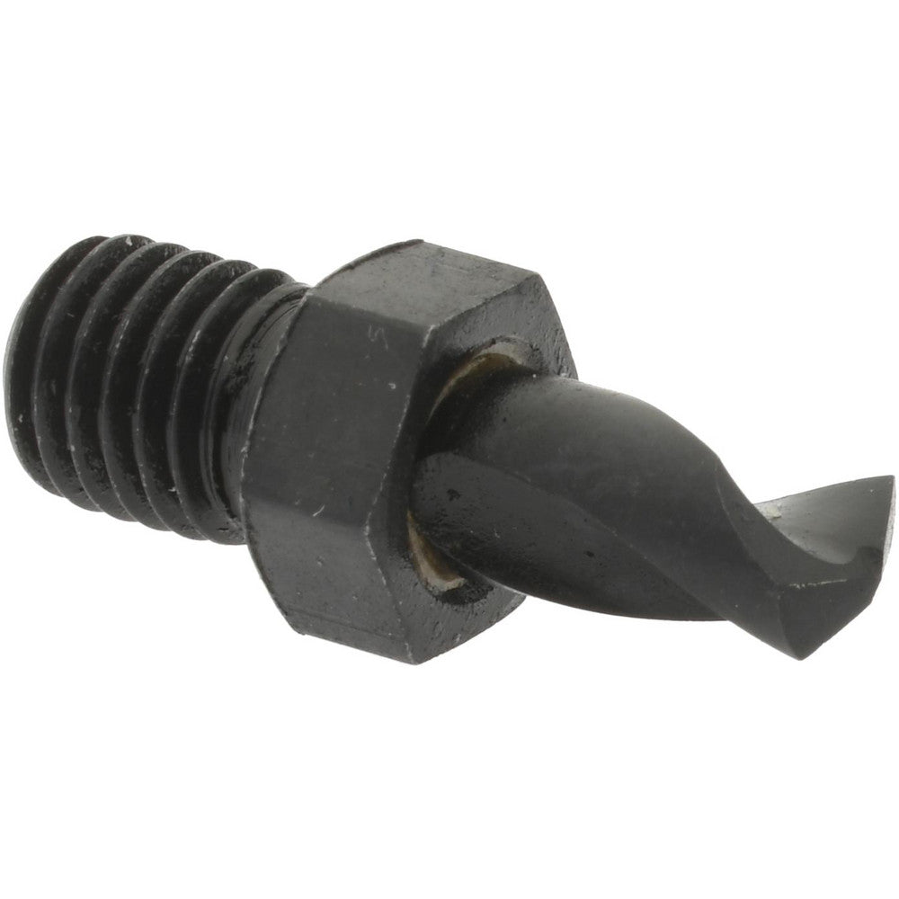 Hertel 953HS3/16ST-209 Threaded Shank Drill Bit 3/16" Dia, 135 ° Point, 1/4-28 Shank, High Speed Steel