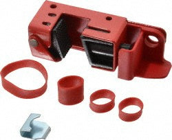 Master Lock 491B Circuit Breaker Lockout Kit 120 & 240V, 1 Padlock Max, 0.781" High, 5.125" Wide