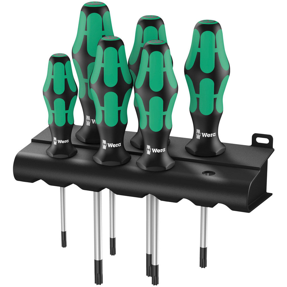 Wera 05345221001 6 Piece T8 to T30 Torx Driver Set