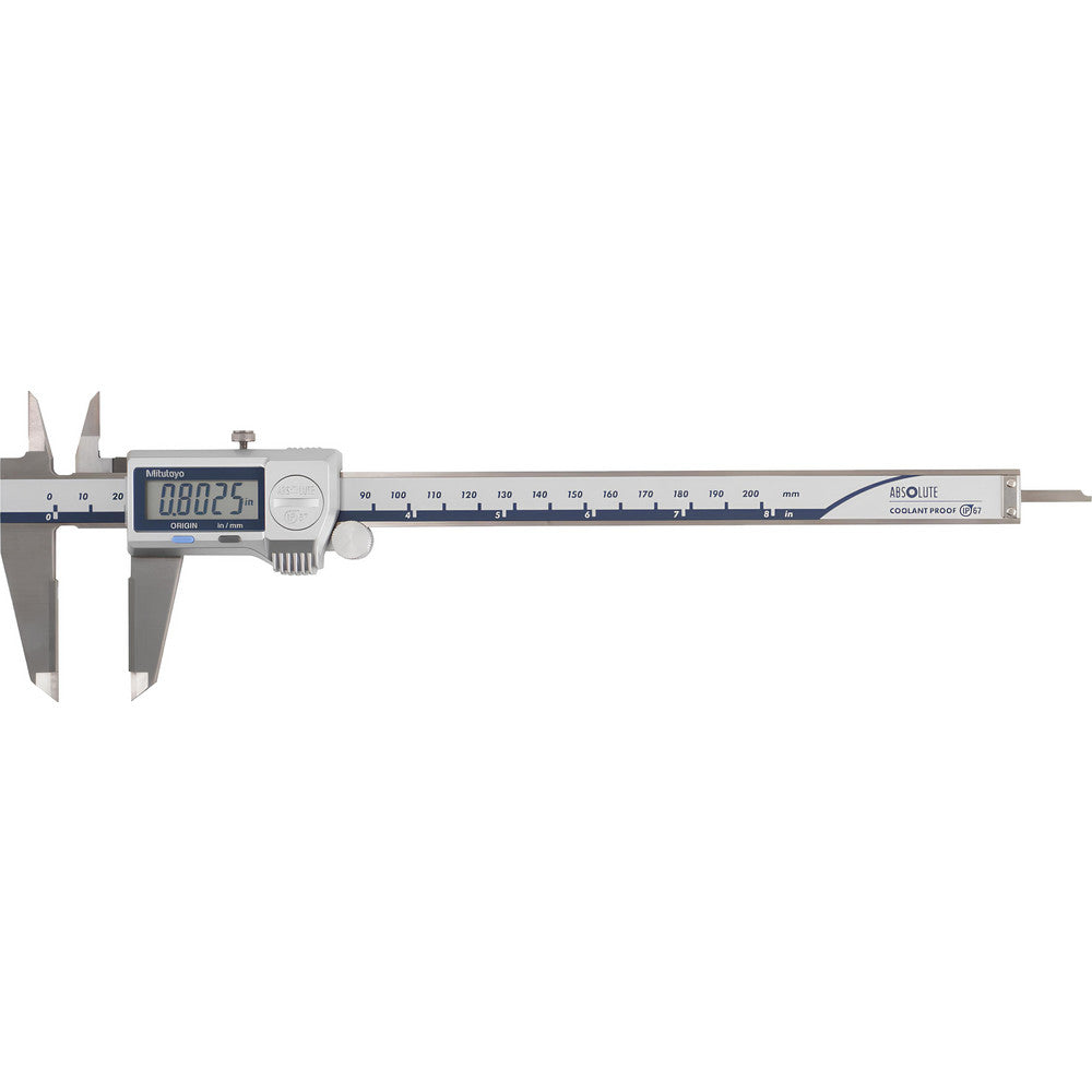 Mitutoyo 500-764-20 Electronic Caliper 300.00 mm, 12", 0.01 mm, 0.0005" Resolution, +/-0.03 mm, +/-0.0015" Accuracy, Data Output, Stainless Steel