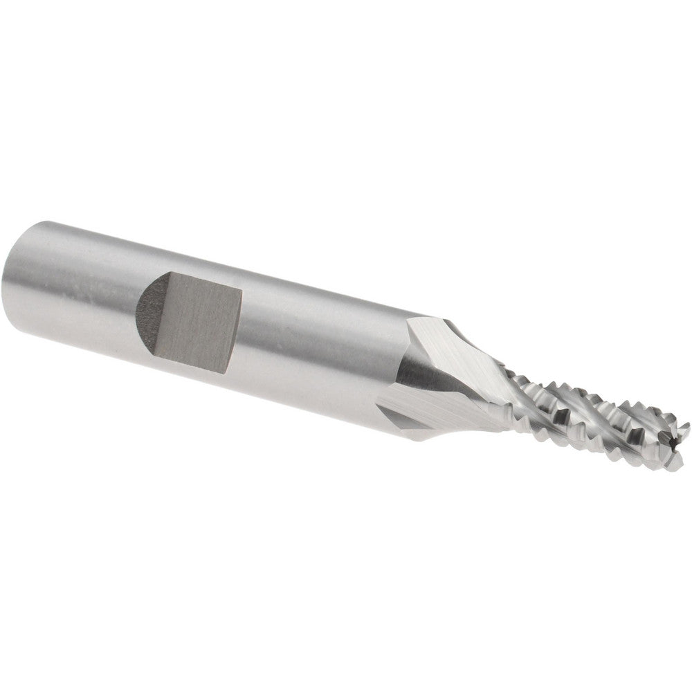 Hertel 84213594 Roughing End Mill 3/16" Dia, 4 Flute, Single End, Cobalt