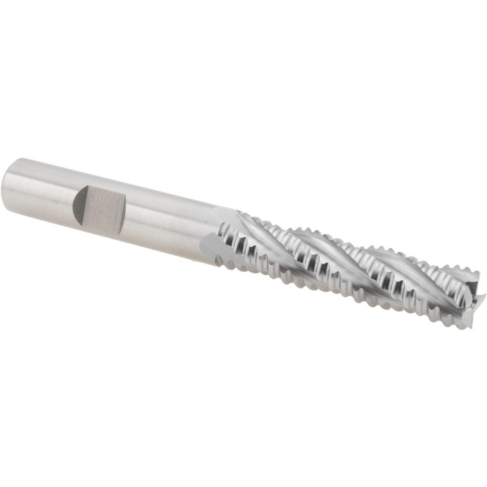 Hertel 84213602 Roughing End Mill 3/8" Dia, 4 Flute, Single End, Cobalt