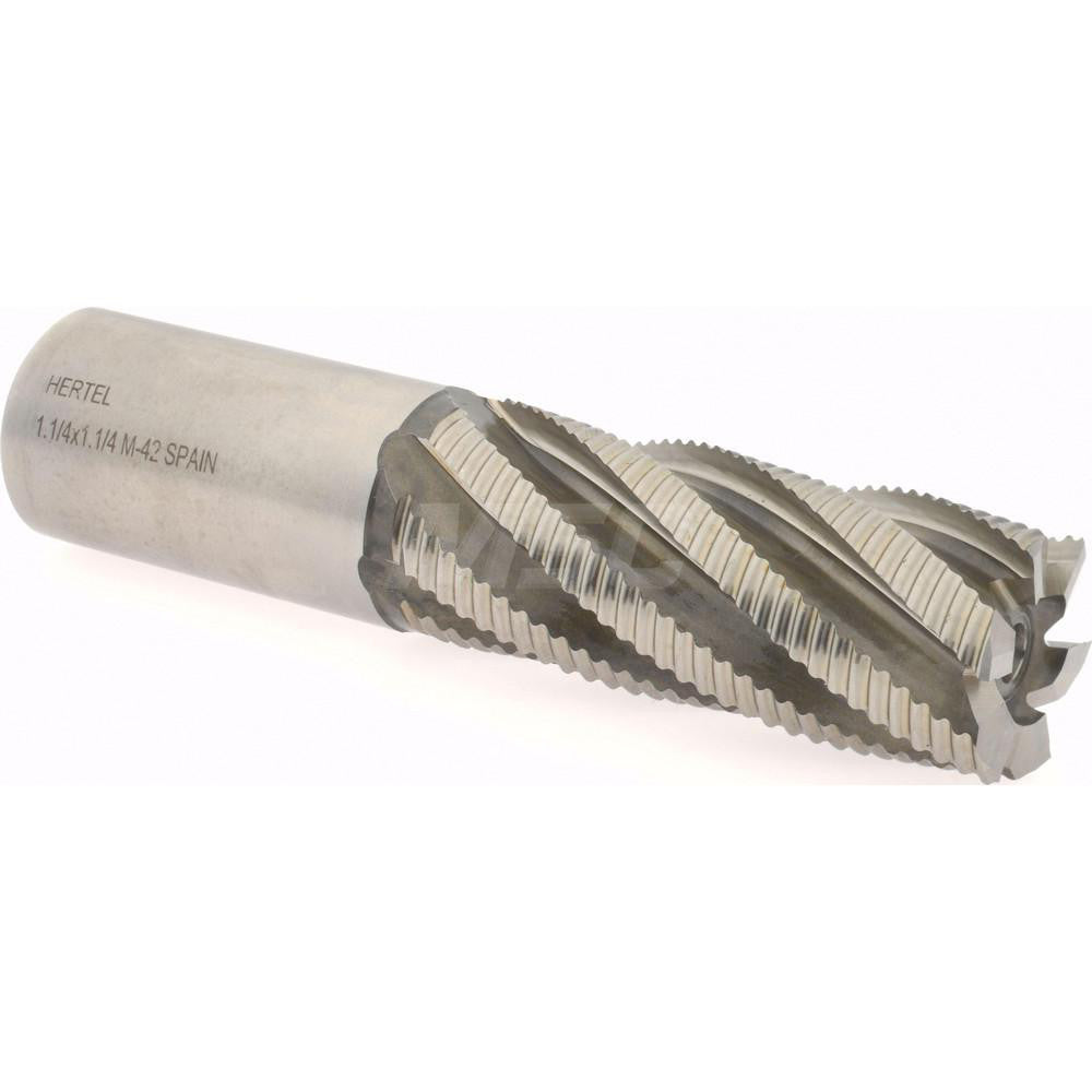 Hertel 84213891 Roughing End Mill 1-1/4" Dia, 6 Flute, Single End, Cobalt