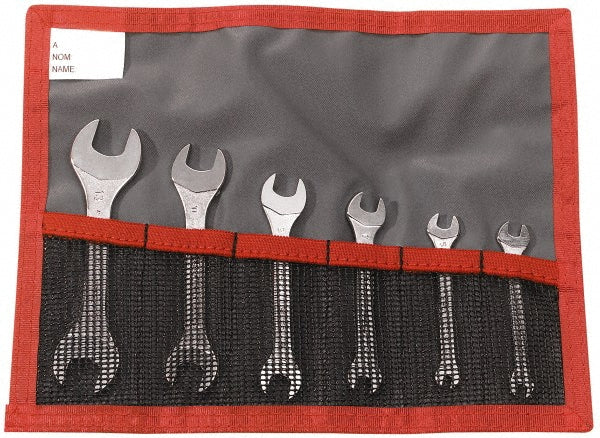 Facom 22.JE6T Open End Wrench Set 6 Pc, Metric