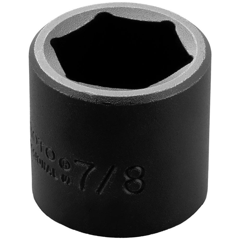 Proto J7228H Impact Socket 3/8" Drive, 7/8" Socket, Hex Drive