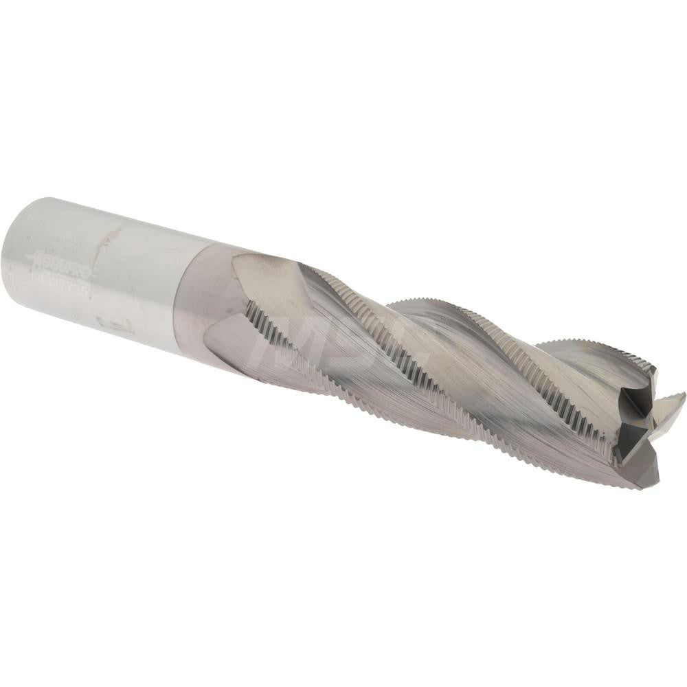 Accupro 2500046 Roughing End Mill 1" Dia, 4 Flutes, Single End, Solid Carbide