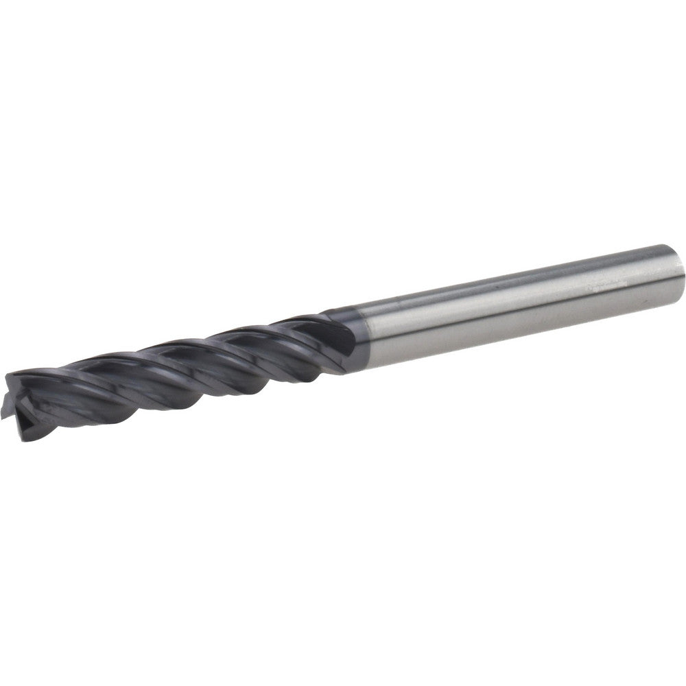 Accupro 95168328 Corner Chamfer End Mill 1/4" Dia, 1-1/4" LOC, 4 Flute, 0.0100" Chamfer Width, Solid Carbide