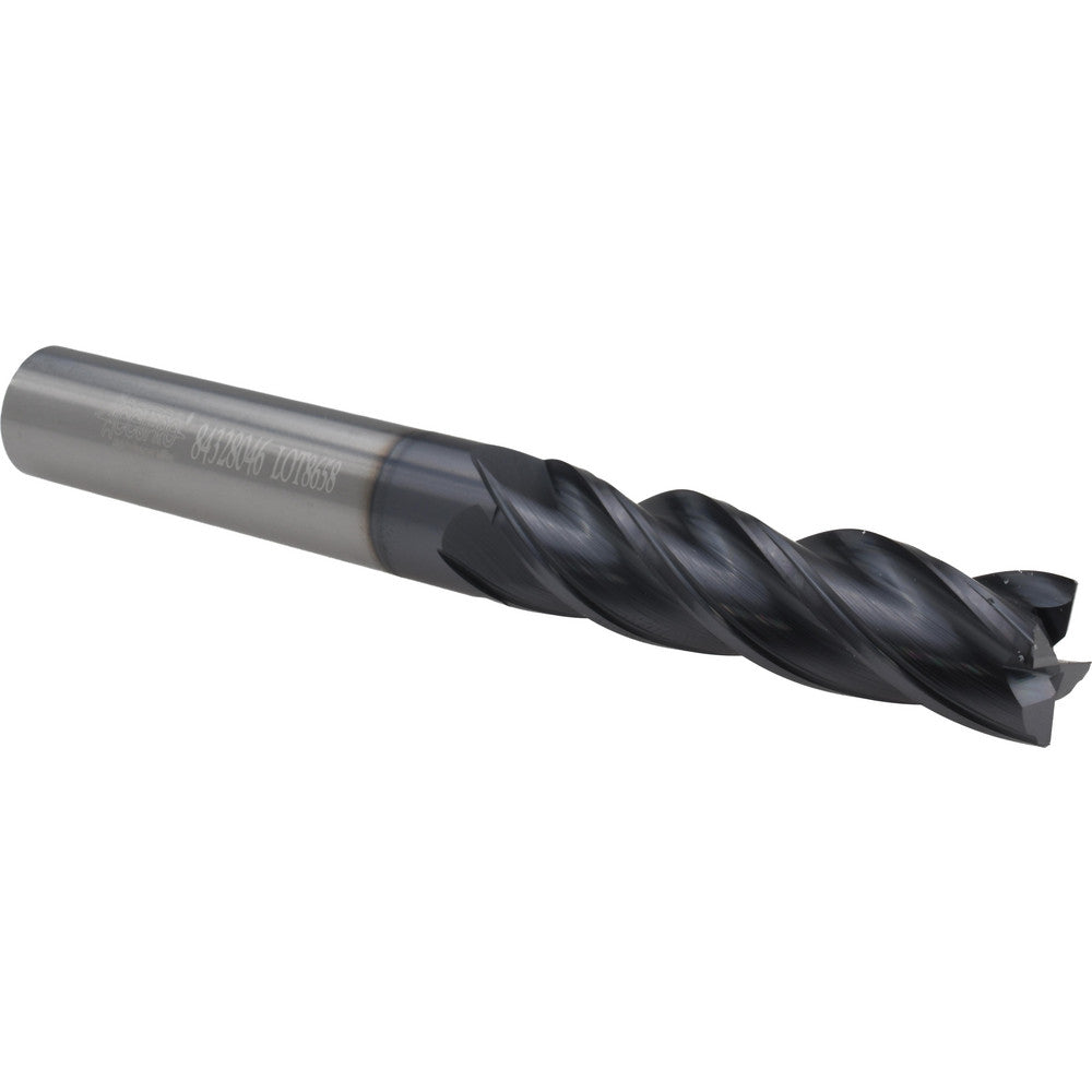Accupro 95168717 Corner Chamfer End Mill 5/8" Dia, 2-1/4" LOC, 4 Flute, 0.0150" Chamfer Width, Solid Carbide