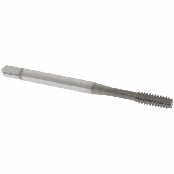 OSG 3144303 Straight Flute Tap #6-32 UNC, 4 Flute, Bottoming Chamfer, Cobalt, Nitride Finish
