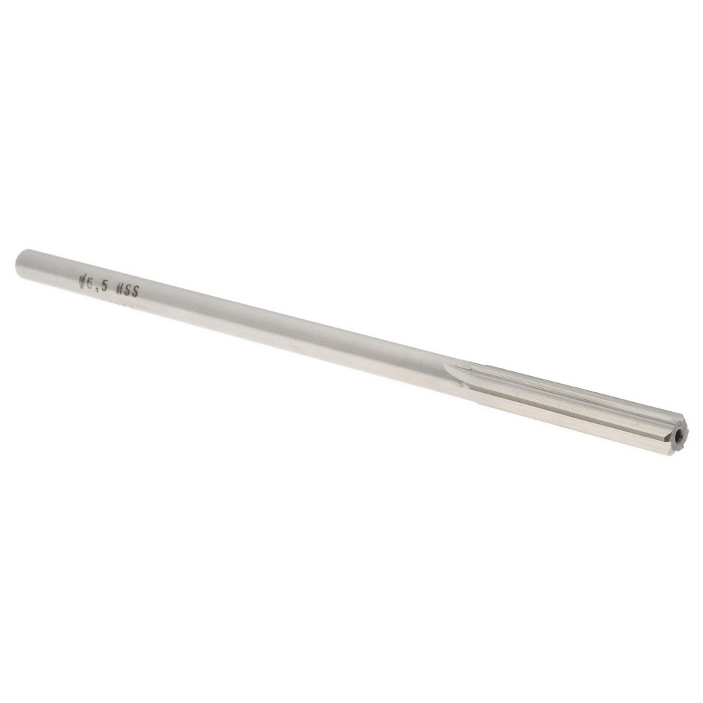 Value Collection SM0500650 Chucking Reamer 6.50 mm Dia, 6" OAL, 1-1/2" Flute Length, Straight Flute, Straight-Cylindrical Shank, HSS