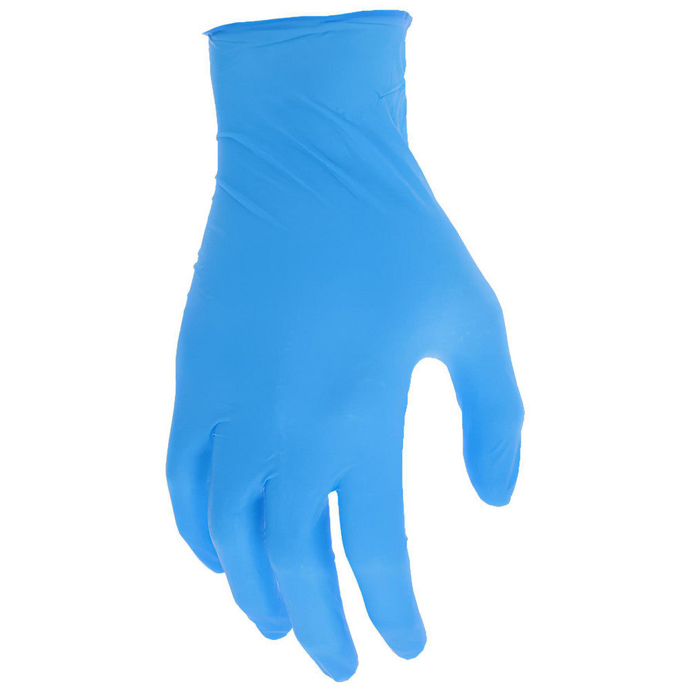 MCR Safety 6010S Disposable Glove Series Nitrishield, Size Small, 4.5 mil, Not Coated, Nitrile, Medical Grade, Powder-Free