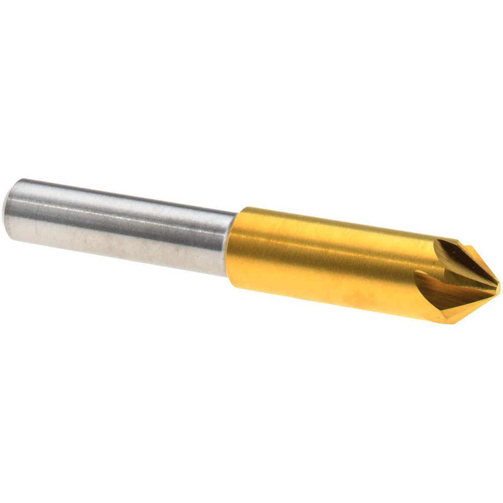 Melin Tool 18201 Countersink 5/16" Head Dia, 82.00 deg Included Angle, 6 Flute, Cobalt Steel, Right Hand Cut