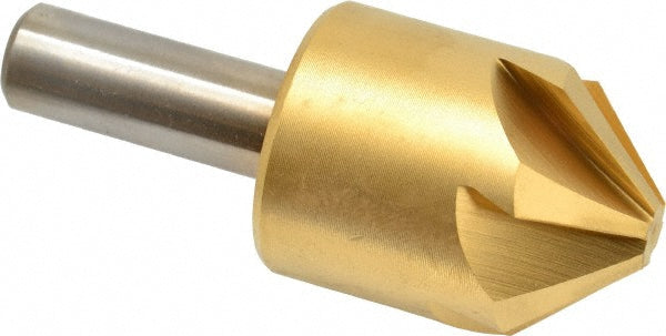 Melin Tool 18244 Countersink 1-1/4" Head Dia, 90.00 deg Included Angle, 6 Flute, Cobalt Steel, Right Hand Cut