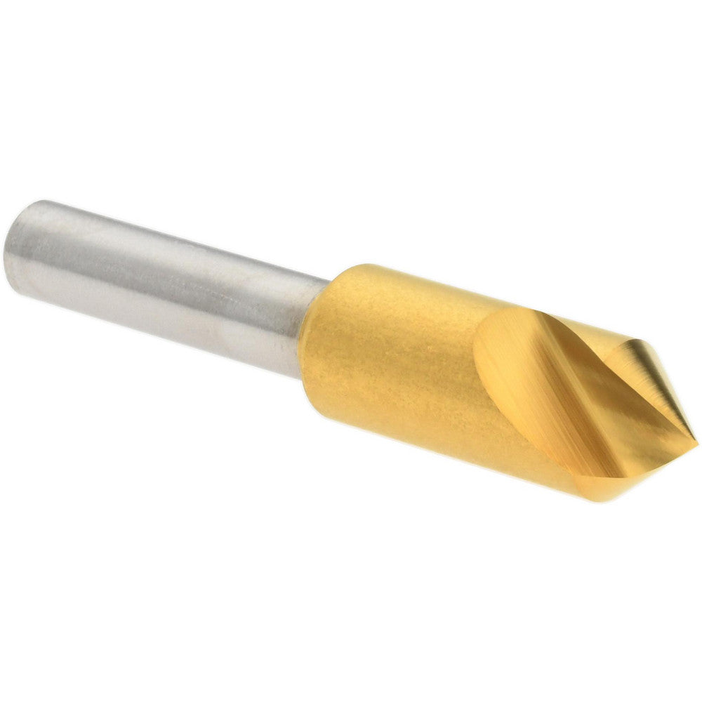 Melin Tool 18152 Countersink 3/8" Head Dia, 82.00 deg Included Angle, 1 Flute, Cobalt Steel, Right Hand Cut