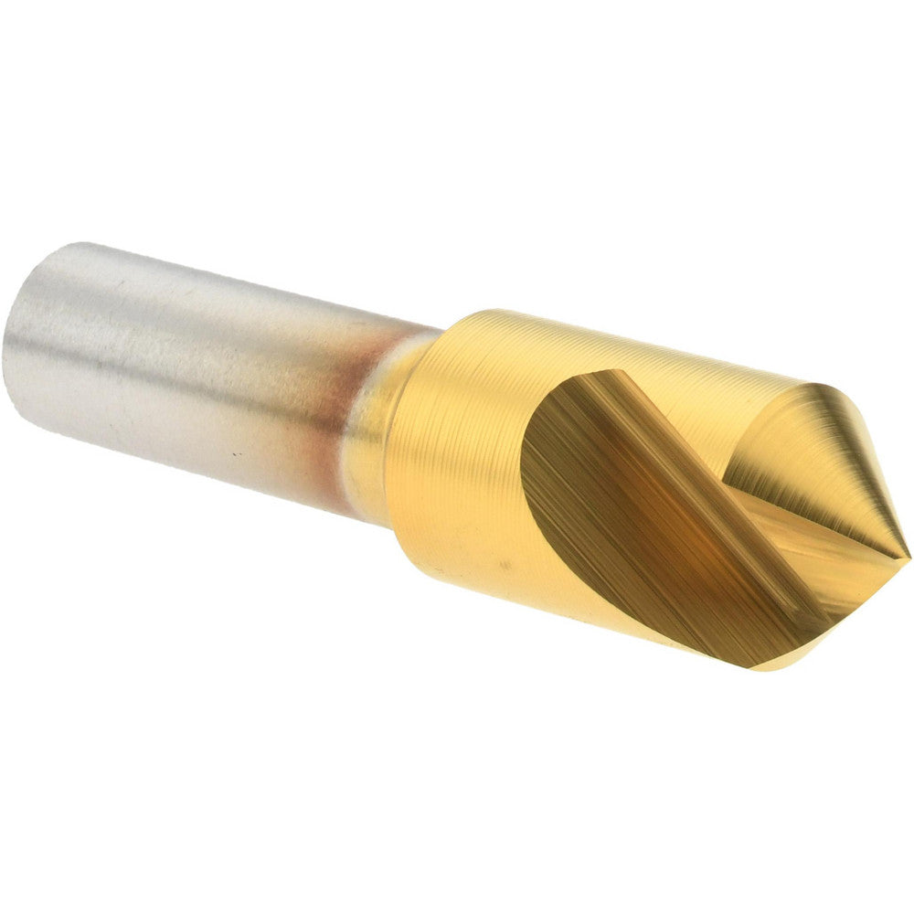 Melin Tool 18158 Countersink 1/2" Head Dia, 90.00 deg Included Angle, 1 Flute, Cobalt Steel, Right Hand Cut
