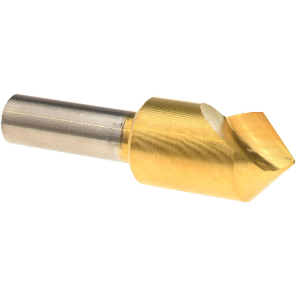Melin Tool 18163 Countersink 5/8" Head Dia, 90.00 deg Included Angle, 1 Flute, Cobalt Steel, Right Hand Cut