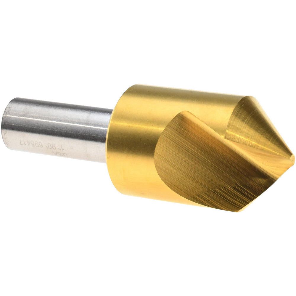 Melin Tool 18173 Countersink 1" Head Dia, 90.00 deg Included Angle, 1 Flute, Cobalt Steel, Right Hand Cut
