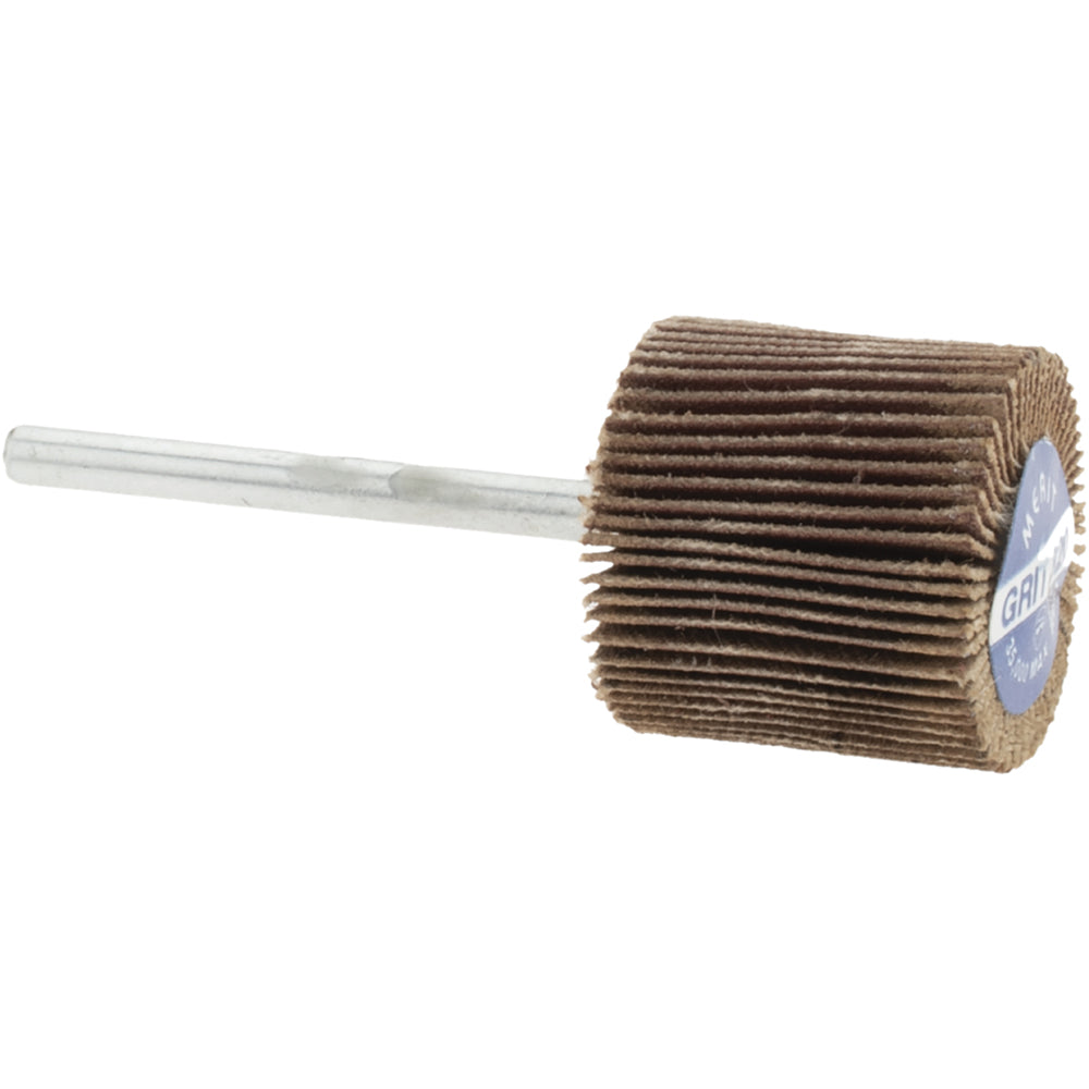 Merit Abrasives 08834137595 Mounted Flap Wheel 3/4" Dia, 3/4" Face Width, 320 Grit, Aluminum Oxide