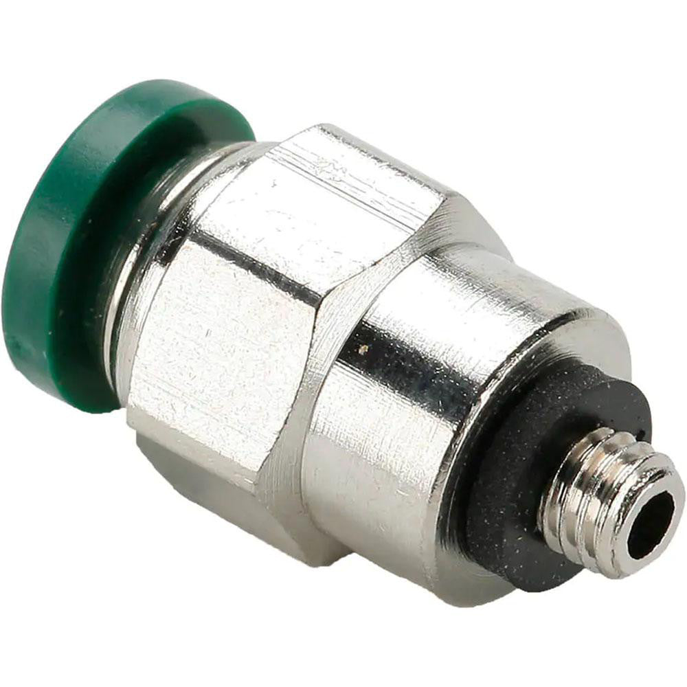 Parker 68PLP-4-0 Push-To-Connect Tube to Male & Tube to Male UNF Tube Fitting Male Connector, #10-32 Thread, 1/4" OD