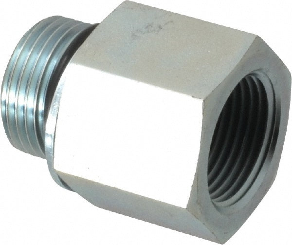 Voss PM 1227 Industrial Pipe Adapter 3/4" Female Thread, M27 x 2 Male Thread, Male Metric x FNPT