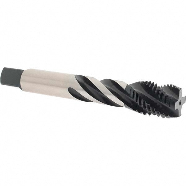 OSG 1301500701 Spiral Flute Tap 1-8, UNC, 4 Flute, Modified Bottoming Chamfer, 2B Class of Fit, Vanadium High-Speed Steel, Oxide Finish