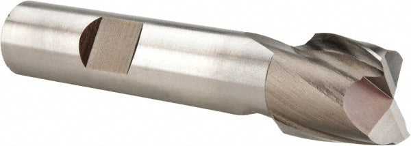 Hertel GG99914216 Square End Mill 5/8'' Dia, 5/8'' LOC, 1/2'' Shank Dia, 2-3/4'' OAL, 2 Flutes, High Speed Steel