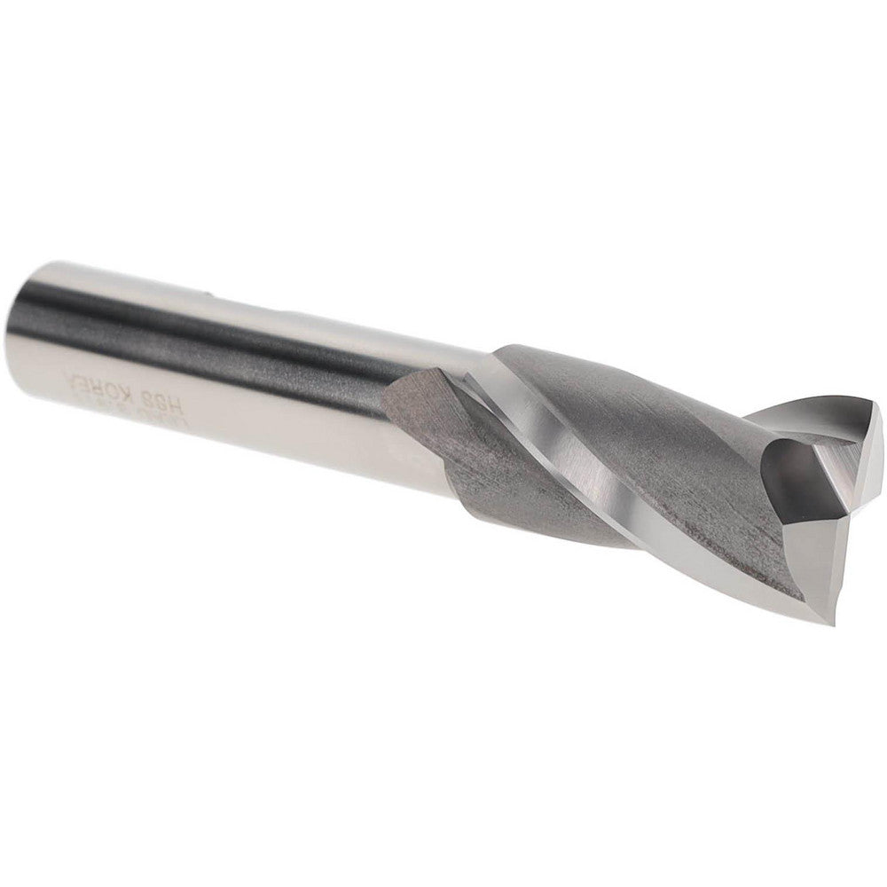 Hertel GG030046 Square End Mill 23/32" Dia, 1-5/16" LOC, 2 Flutes, High Speed Steel