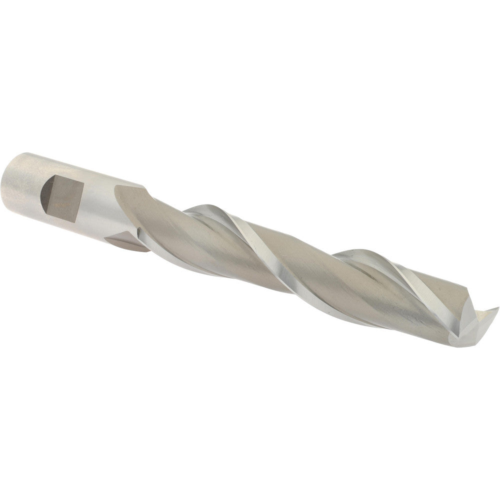 Hertel GG99914132 Square End Mill 3/4'' Dia, 4'' LOC, 3/4'' Shank Dia, 6-1/4'' OAL, 2 Flutes, High Speed Steel