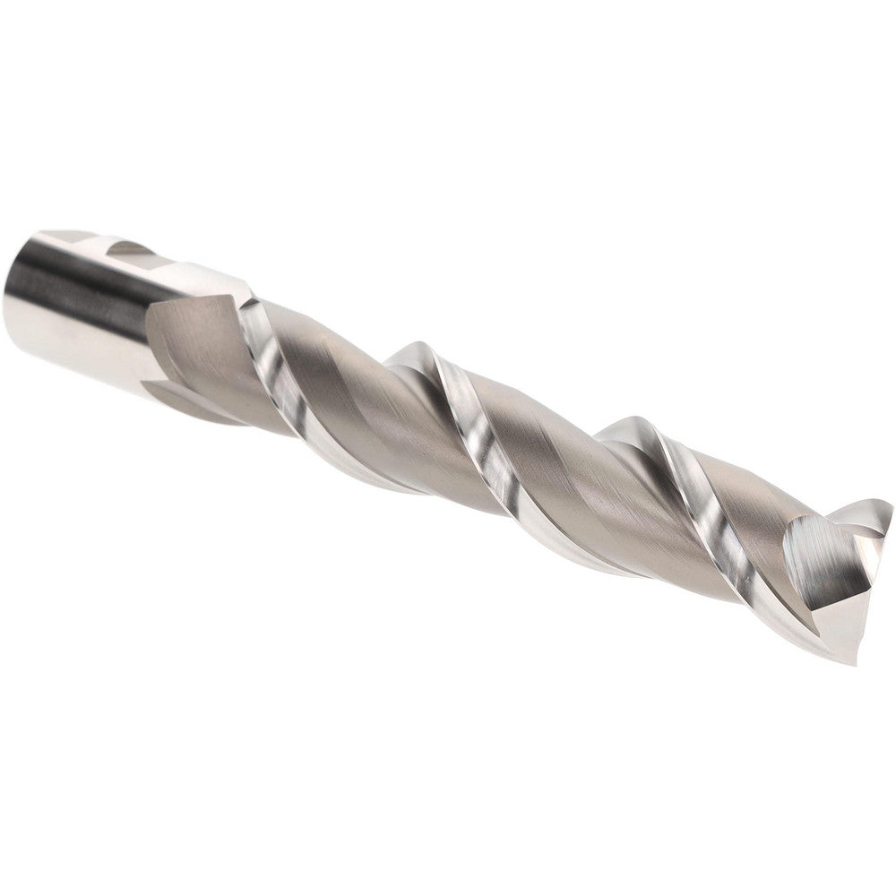 Hertel GG072116 Square End Mill 1-1/4" Dia, 2 Flutes, 6" LOC, High Speed Steel, 42 ° Helix