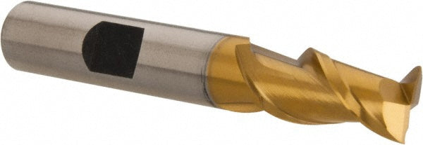 Hertel GH070024 Square End Mill 3/8'' Dia, 3/4'' LOC, 3/8'' Shank Dia, 2-1/2'' OAL, 2 Flutes, High Speed Steel