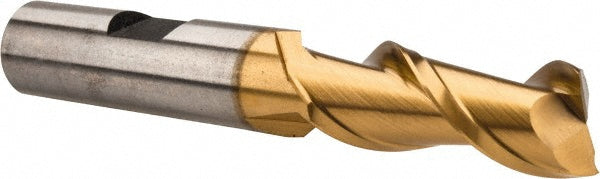 Hertel GH070032 Square End Mill 1/2'' Dia, 1-1/4'' LOC, 1/2'' Shank Dia, 3-1/4'' OAL, 2 Flutes, High Speed Steel