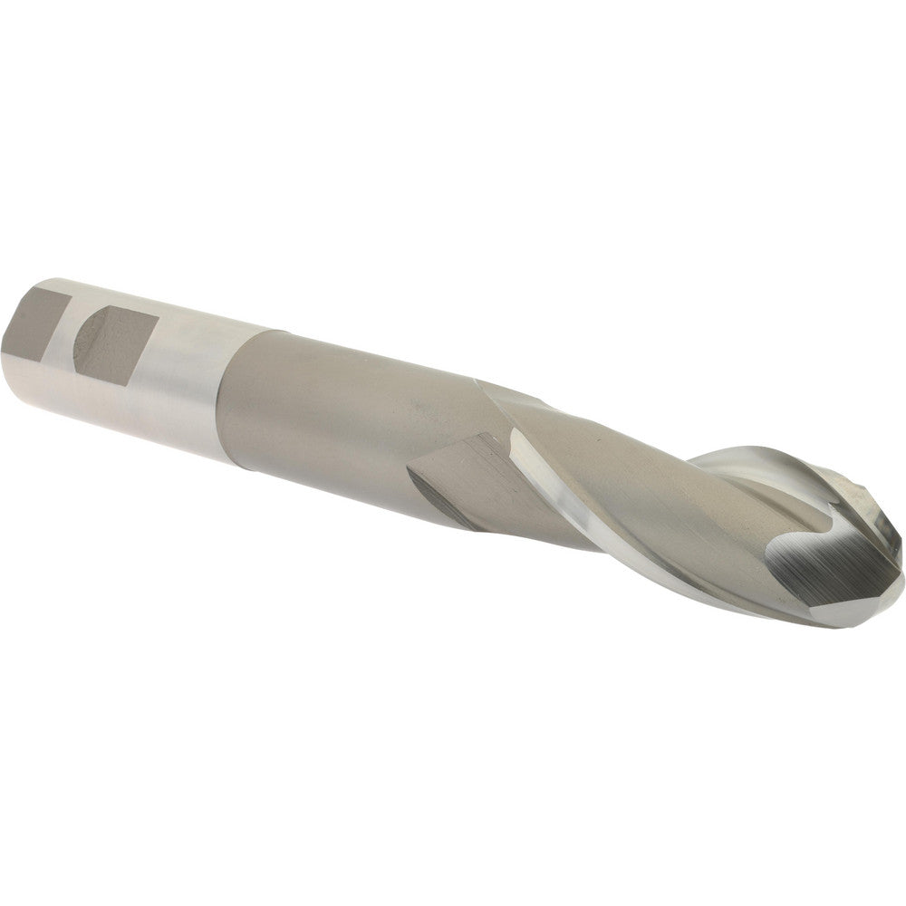 Hertel GG111064 Ball End Mill 1" Dia, 2.5" LOC, 2 Flute, High Speed Steel