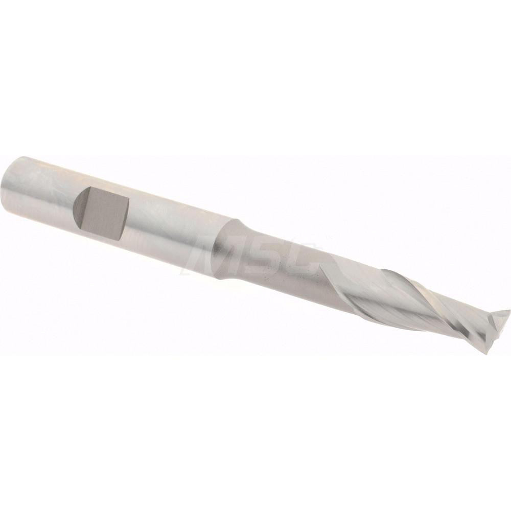 Hertel E2033020 Square End Mill 5/16'' Dia, 3/4'' LOC, 3/8'' Shank Dia, 3-5/16'' OAL, 2 Flutes, Cobalt