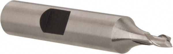 Hertel E299914078 Square End Mill 1/8'' Dia, 3/16'' LOC, 3/8'' Shank Dia, 2-1/8'' OAL, 2 Flutes, Cobalt