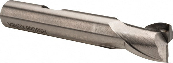 Hertel E299914083 Square End Mill 7/16'' Dia, 7/16'' LOC, 3/8'' Shank Dia, 2-7/16'' OAL, 2 Flutes, Cobalt