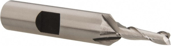 Hertel E299914086 Square End Mill 5/32'' Dia, 5/8'' LOC, 3/8'' Shank Dia, 2-3/8'' OAL, 2 Flutes, Cobalt