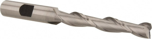 Hertel E299914097 Square End Mill 5/16'' Dia, 2'' LOC, 3/8'' Shank Dia, 3-3/4'' OAL, 2 Flutes, Cobalt