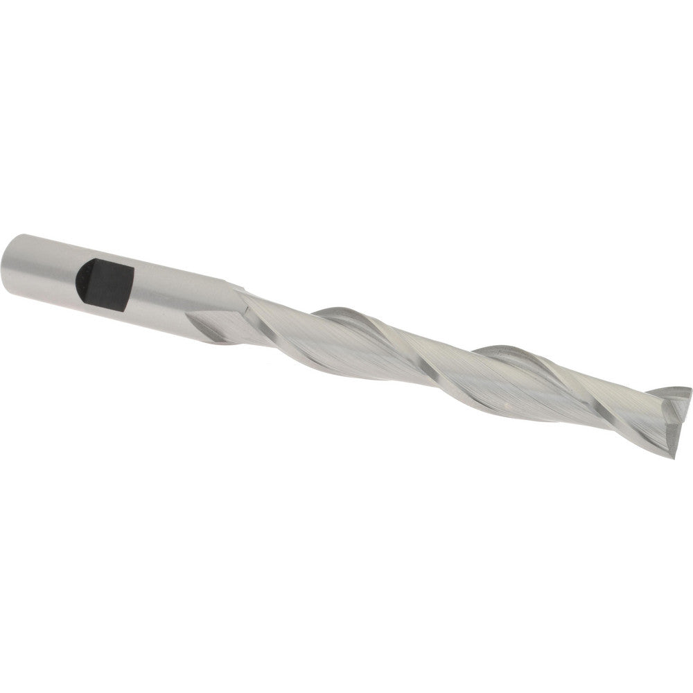 Hertel E299914098 Square End Mill 3/8'' Dia, 2-1/2'' LOC, 3/8'' Shank Dia, 4-1/4'' OAL, 2 Flutes, Cobalt