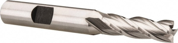 Hertel E299914114 Square End Mill 5/16'' Dia, 1'' LOC, 3/8'' Shank Dia, 2-3/4'' OAL, 4 Flutes, Cobalt