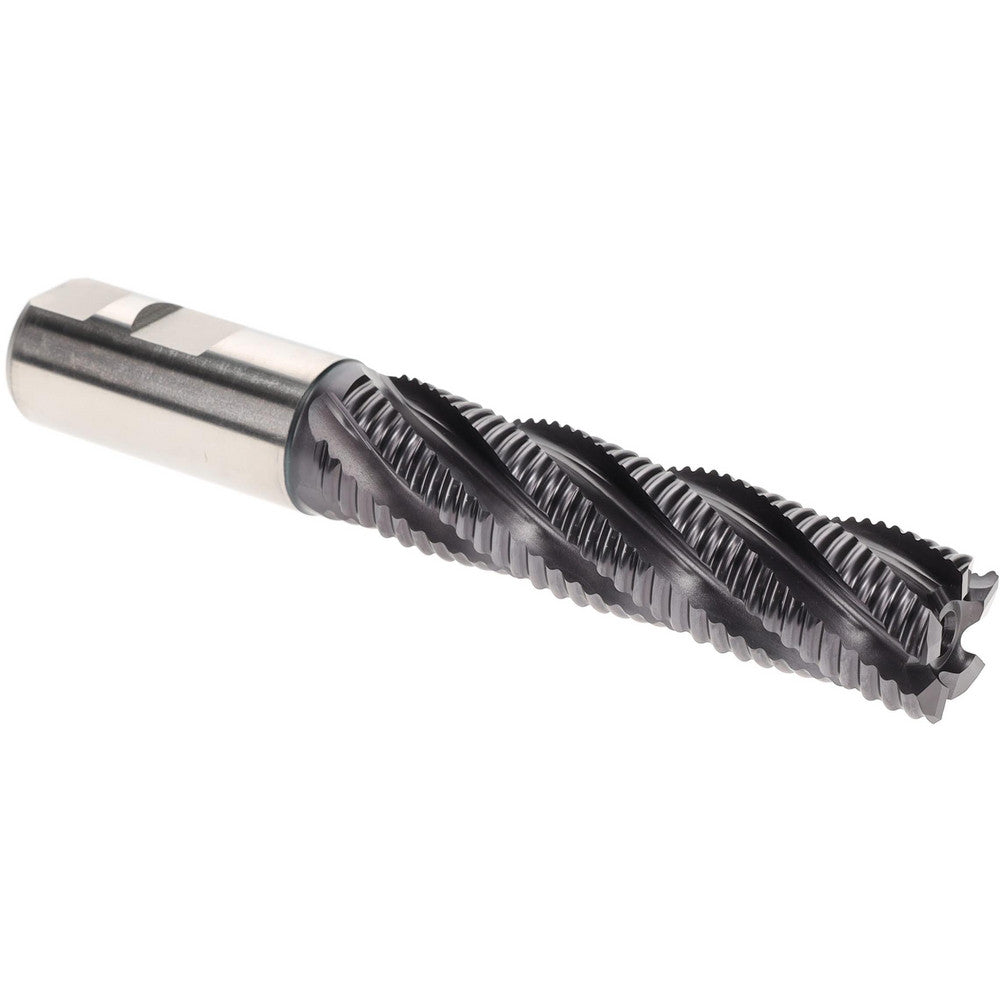 Hertel 84511419 Roughing End Mill 1" Dia, 5 Flute, Coarse Pitch, Single End, Cobalt