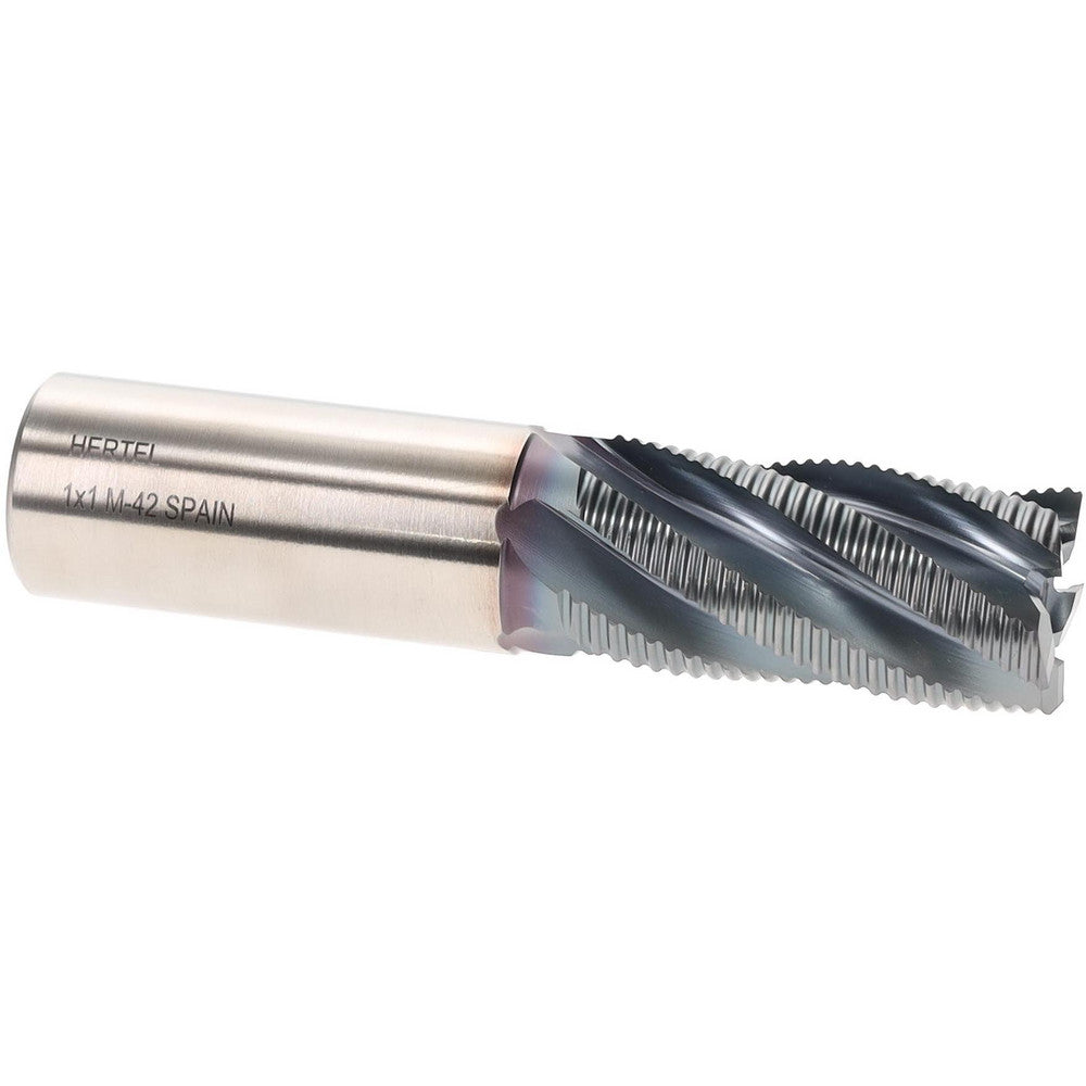 Hertel 84511898 Roughing End Mill 1" Dia, 5 Flute, Fine Pitch, Single End, Cobalt