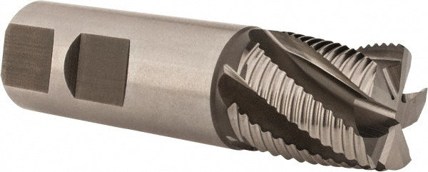 Hertel 84512086 Roughing End Mill 7/8" Dia, 5 Flute, Fine Pitch, Single End, Cobalt