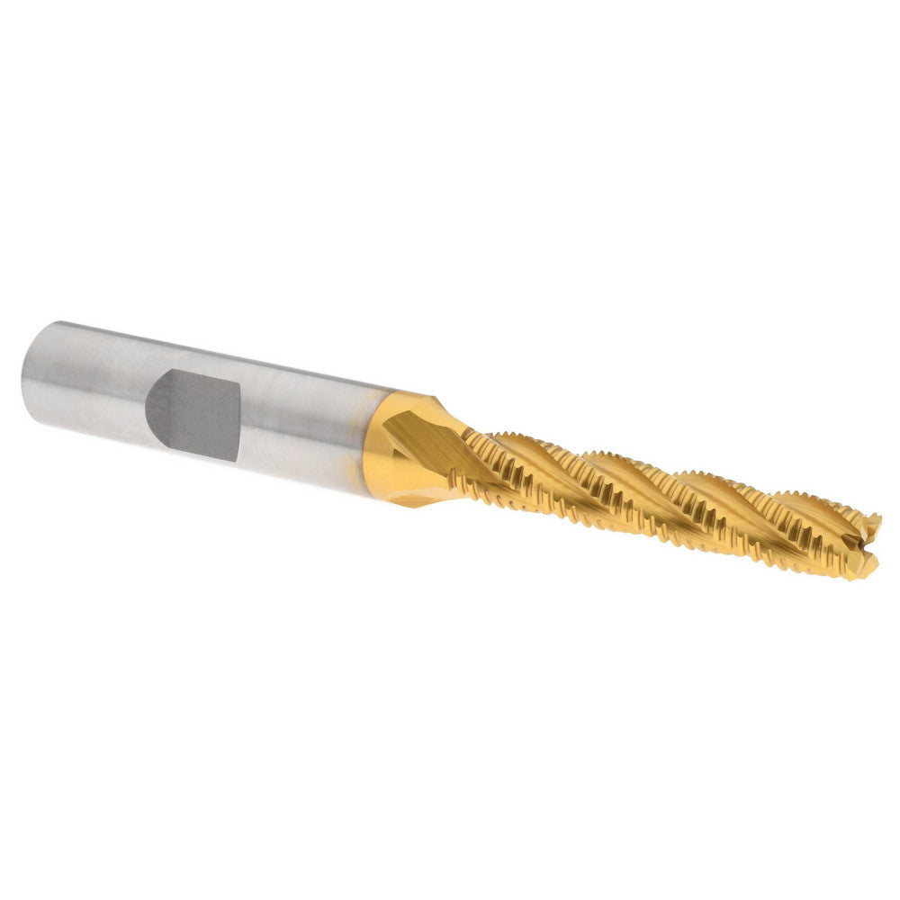 Hertel 84512094 Roughing End Mill 1/4" Dia, 4 Flute, Fine Pitch, Single End, Cobalt