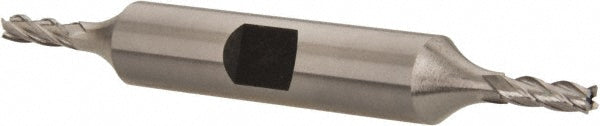 Hertel E2051008 Square End Mill 1/8'' Dia, 3/8'' LOC, 3/8'' Shank Dia, 3-1/16'' OAL, 4 Flutes, Cobalt