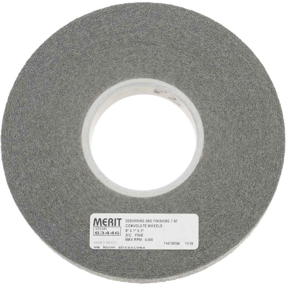 Merit Abrasives 05539563446 Deburring Wheel Density 7, Silicon Carbide