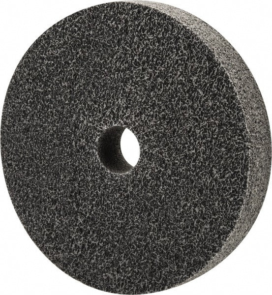 Merit Abrasives 66254420293 Deburring Wheel 6" Dia, 1" Face Width, 1" Hole, Density 6, Silicon Carbide