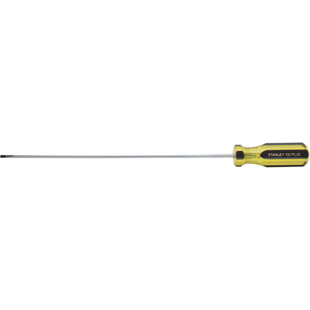 Stanley 66-118-A Slotted Screwdriver 1/8" Width, 10-1/2" OAL, 8" Blade Length