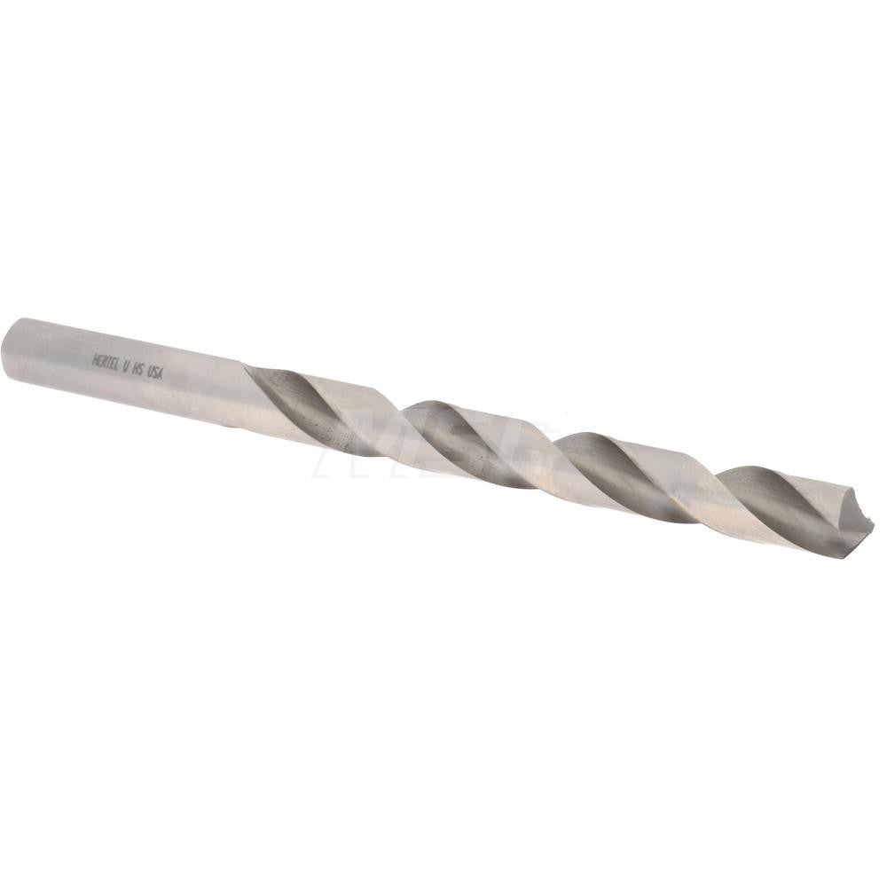 Hertel 84578053 Jobber Length Drill Bit Letter U, 118 °, High Speed Steel
